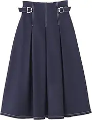 [JILL by JILLSTUART] Jill by Jill Stuart 125-4220030 Women's Skirt, Side Belt, Tucked Flare Skirt,