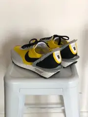 Mens Nike x Undercover Daybreak Bright Citron, Black and White US10