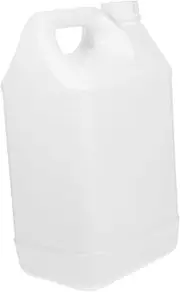 Sealed Storage Barrel Chemical Container Detergents Bottles Empty Bottle Jug Oil Container Automotive Water Storage Carrier Jug Camping Water Jug Empty Bottle with Cap White Hdpe