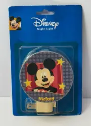 Disney Mickey Mouse Kids Boys Girls NightLight Decorative Room Plug-In Light NEW