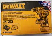 Dewalt DCK283D2 -20V MAX XR Compact Brushless Drill & Impact Driver Kit NEW!