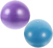 Kisangel 2pcs Gym Ball Exercise Ball Yoga Ball Pilates Balls for Exercise Big Hollow Balls Pregnancy Ball Fitness Balls for Women Pilates Ball for Women Exercise Tools Pilates Supplies PVC