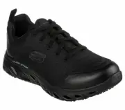 Black Shoes Skechers Glide Women Work Memory Foam oil Slip Resistant 108042
