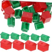 NAMOARLY 2 Sets Hotel House Props for Board Game Accessories Smooth Surface Replacement Chess Fun Decorations for Parties and Eye Catching Photo Props