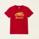 Roots女裝-#Roots50系列 光芒海狸經典短袖T恤(紅色)-XS