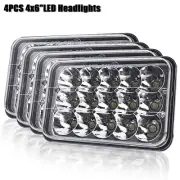 4PCS 4x6" LED Headlights Hi/Lo Sealed Beam For 1977-1986 Chevrolet Caprice (for: Chevrolet)
