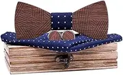[HAMKVBPR] Men's Bow Tie Men Carved Pattern Adjustable Handmade Wooden Bow Ties Wood Bow Tie Bowtie Neck Bowtie for Party, Business
