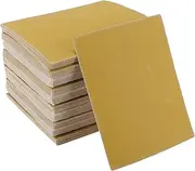 X AUTOHAUX Universal 4.49Inch x 5.51Inch 240 Grit Sanding Discs Hook & Loop Sanding Sheets Brown Corundum 100 Pcs