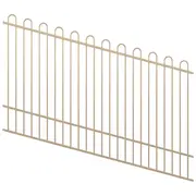 ProtectorAl 1201-2400W x 1500H Primrose Top Pool Fence Panel Raked Up to 15º