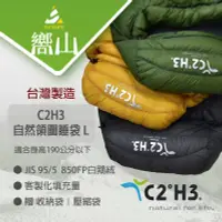 在飛比找露天拍賣優惠-【嚮山戶外】C2H3 台灣製 鵝絨木乃伊睡袋-自然領圍 85