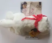24K Polar Puff White Cat Plush 15" Hand Puppet Vintage New w/ Tags