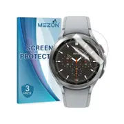 3 Pack MEZON Samsung Galaxy Watch4 Classic (42 mm) Ultra Clear TPU Film Screen Protectors
