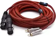 Xiaojiang Store Cable Dual XLR Female to Dual Male Fit Fit Compatible Sound Mixer AMP 2 to 2 XLR 3 Pin Shielded Cable 1M 2M 300cm 5M 8M 10M 15M(10meter)
