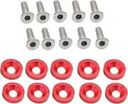 License Plate Screw - Screws and Caps for License Plates | Decorative Car Setting Tool Weatherproof, Automatic Attachment, Wear-resistant Door