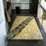 White Agate Stone Dining Table Kitchen Slab Gemstone Countertop Decors