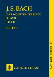 J.S. Bach: Well-Tempered Clavier Volume 2 BWV 870-893/Original Edition/Tomita Ed