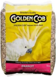 GOLDEN COB Parrot 5kg Nutritious Seed Mix Pet Bird Balanced Diet Vitamin A E D3