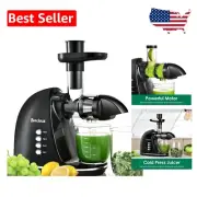 Elegant Cold Press Slow Juicer - High Nutrient Retention & Easy Clean Design