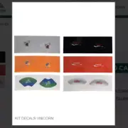 KIT DECALS UNICORN # 82-4393