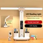 Touch LED Desk Lamp Dimmable Bedside Table Study Reading Light USB Rechargeable