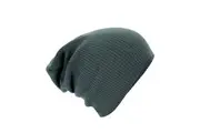 Beechfield Slouch Beanie (Smoke) (One Size)