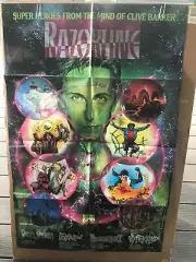 CLIVE BARKER RAZORLINE Comics Folded Promo Poster : Marvel 1993 UNUSED 34" X 22"