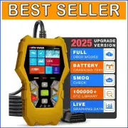 High-Speed OBD II Diagnostic Scanner with 100,000+ DTCs - Lifetime Updates