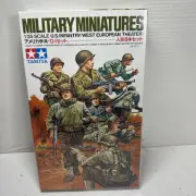 MILITARY MINIATURES US INFANTRY WEST EUROPEAN SEALED SCALE 1:35 Vintage Tamiya