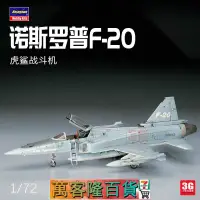 在飛比找露天拍賣優惠-長谷川拼裝飛機 H00233 F-20 虎鯊戰鬥機 1/72