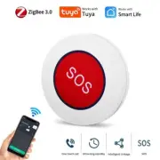 Tuya ZigBee Smart SOS Emergency Call Button Wireless Caregiver Pager For Kids