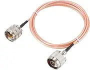 uxcell UHF Male to N-Type Male Antenna Cable RG316 Coax Cable 4 Ft for Antenna Analyzer Ham Radio Transceiver