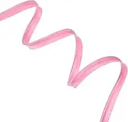 uxcell Piping Cord Trim, 5 Yards Polyester 1/2 Inch Satin Piping Bias Tape with Welting Cord for Sewing/Upholstery Trim/Slipcovers/DIY Decor, Lip Tape [Pink]