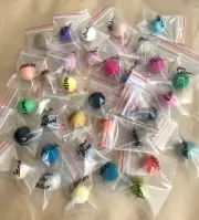 SAMPLE PACK - One Each of all 36 Colours of Felt Wool Balls (2cm)