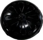 Pool Snooker Billiard Table Buttons Plastic Black Flower