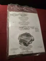 Briggs And Stratton Lawn Mower Engine Operators Manual Booklet Model 80000 90000