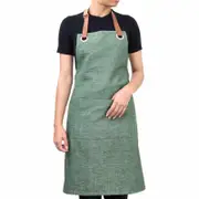 Salisbury & Co Ashford Apron Plain Green