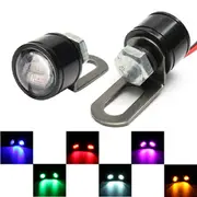 Pair 12V Motorcycle Mirror Mount Eagle Eye LED Flash Strobe Backup DRL Lights Lamp 33 WHITE