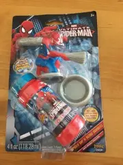 Marvel Ultimate Spiderman Dip N Blow Bubble w/ Spiderman Bubble Wand & Bubbles K