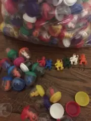 Ninja Action Figurines 1 inch Toys 1" Bulk Vending Machine Capsules 250 pieces