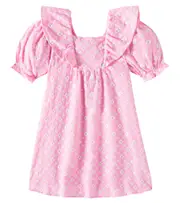 [The New Society] The New Society Isidora embroidered dress Y 8 pink