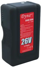 Dynacore Battery DHB-200 (26V Battery for Alexa / Phantom / Kino Flo Diva-Lite)