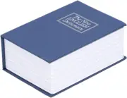 Book Money Coin Box with Key Lock, Mini Safe Box with Lock and Keys, Simulation