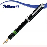 在飛比找樂天市場購物網優惠-PELIKAN 百利金Ｍ 405黑桿白夾鋼筆(加贈原廠墨水)