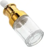 Elegant Glass Dropper Bottle with Lid Small Essential Oil Storage for Travel Perfume for Decanting Cosmetics and Serums Durable and Versatile Design