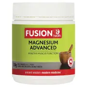 Fusion Magnesium Advanced Powder Lemon-Lime 330g with B Complex