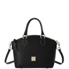 DOONEY & BOURKE Saffiano Satchel Tote Shoulder Bag Black NEWNWTNIP