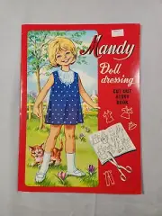 Vintage Paperdoll Mandy Cut Out Doll Dressing Book Holland