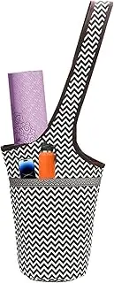 Yoga Mat Bag - Yoga Exercise Mat Bag, Long Tote Yoga Mat Carrier | Lastic Wide Shoulder Strap Long Tote Bag with Pockets, Pilates Mat Carrier for Women Sports, Gym Storage, Shopping