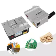Mini Table Saw Multifunctional Woodworking Acrylic Block Item Liftable 5000RPM