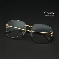 在飛比找蝦皮商城優惠-Cartier CT0252O 卡地亞品牌眼鏡｜時尚經典大臉